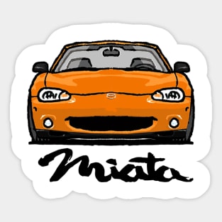 MX5 Miata NB Evo Gold Low Sticker